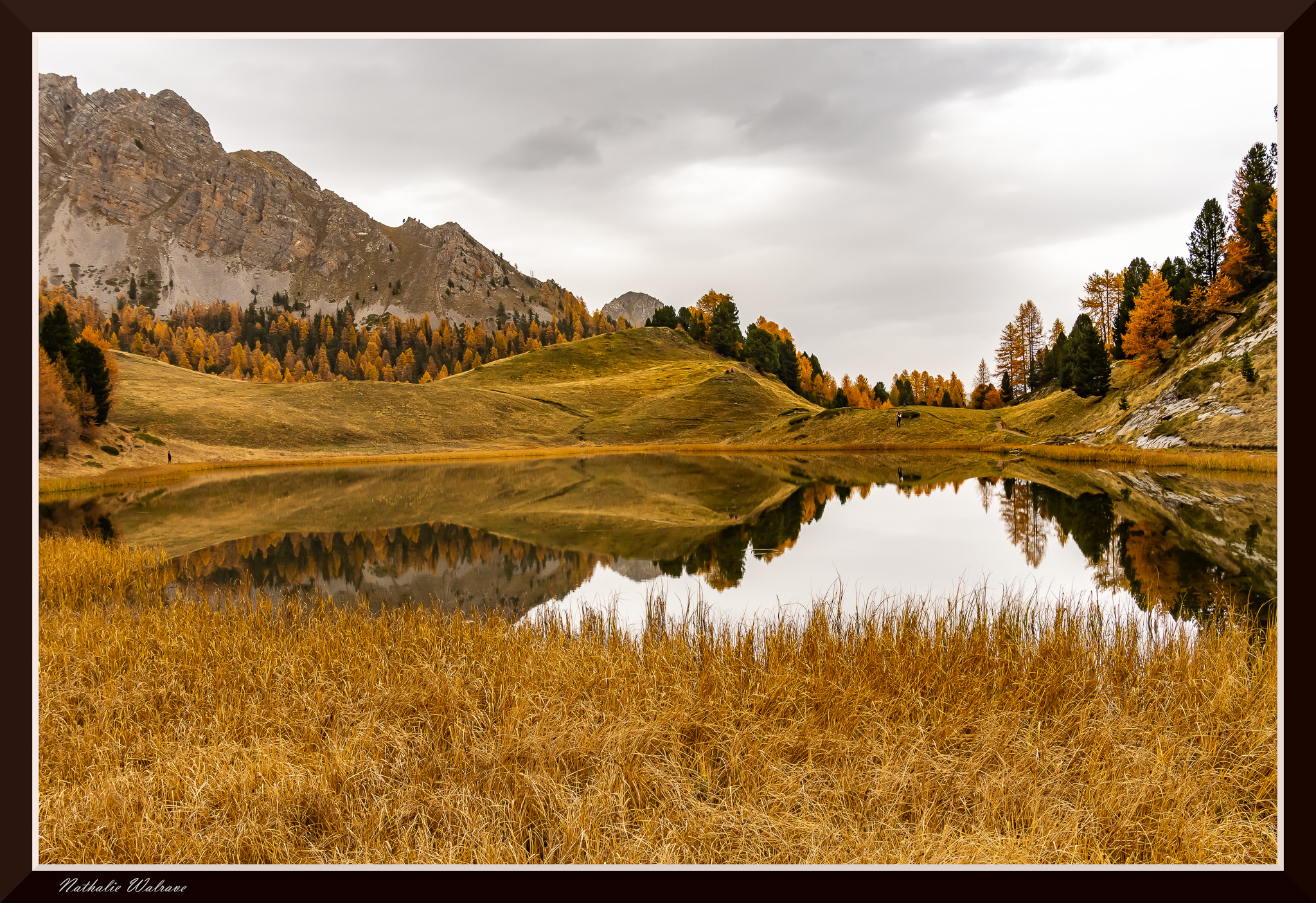 paysage au lac Miroir